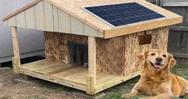 Solar Heated Dog Houses 3